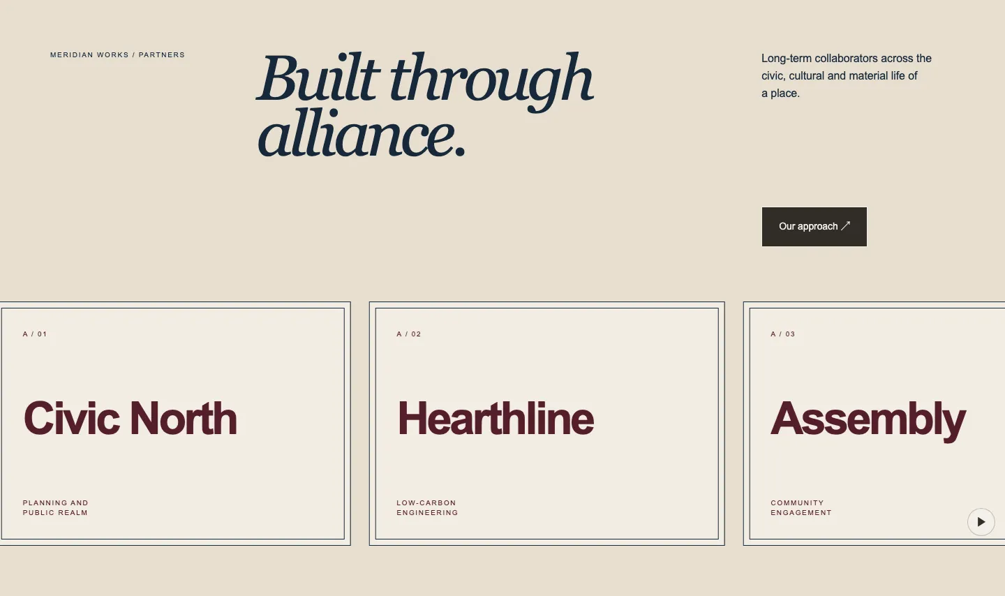 Partner Assembly, Designed appearance