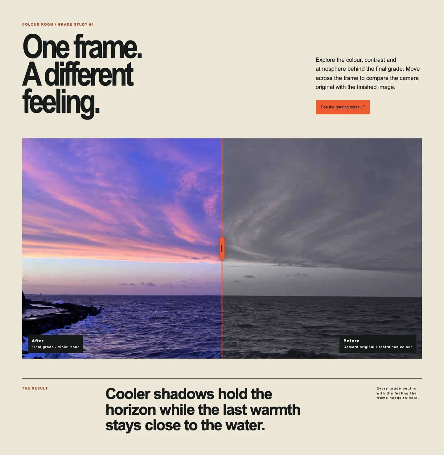 Before and After, Designed appearance