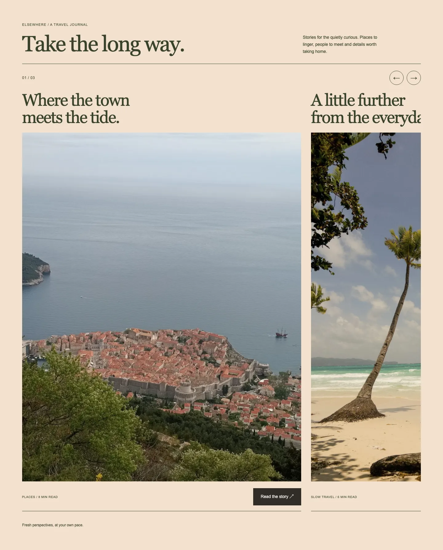 Elsewhere Journal, Designed appearance