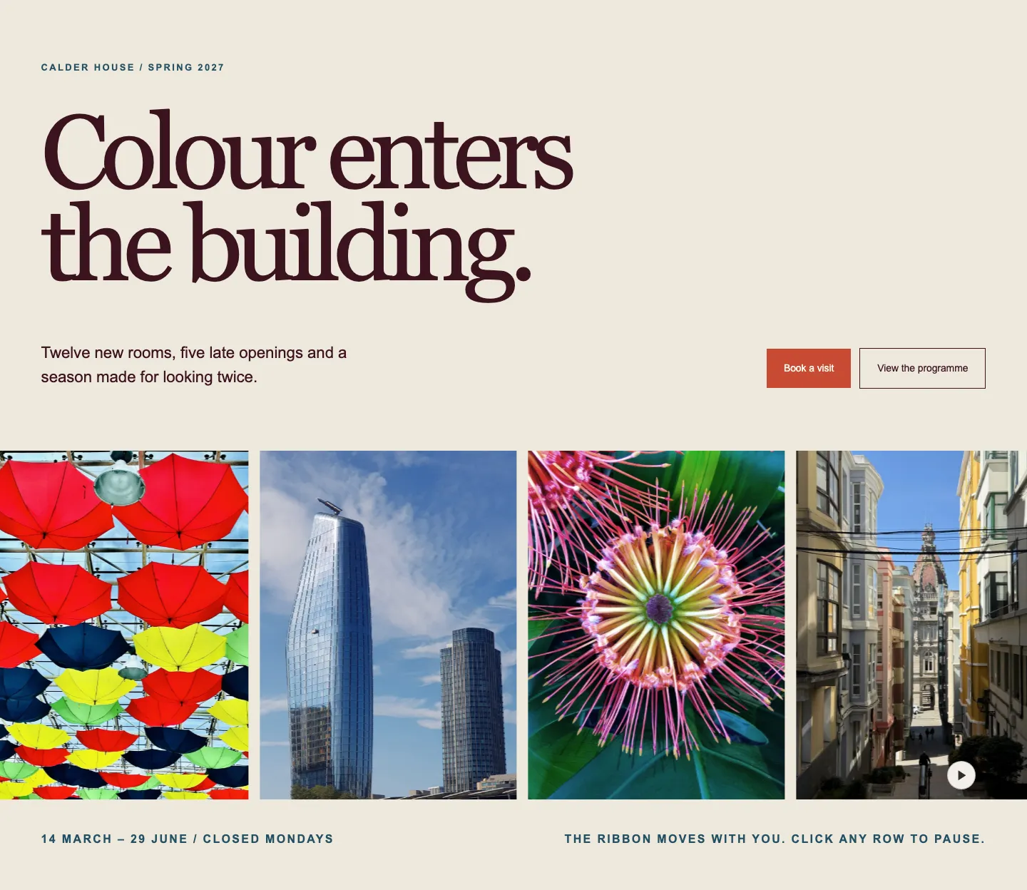 Colour in Season, Designed appearance