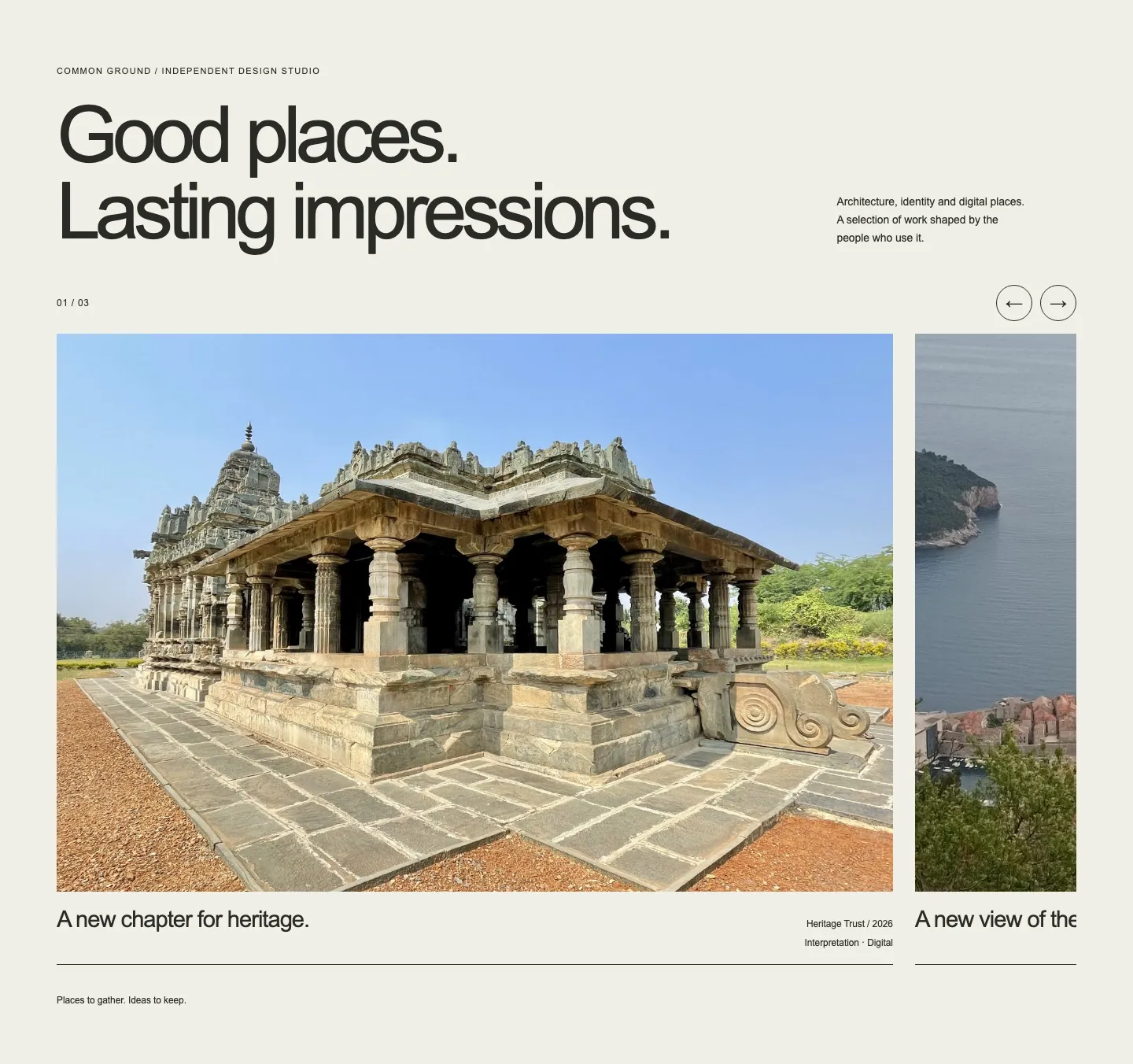 Selected Work, Designed appearance
