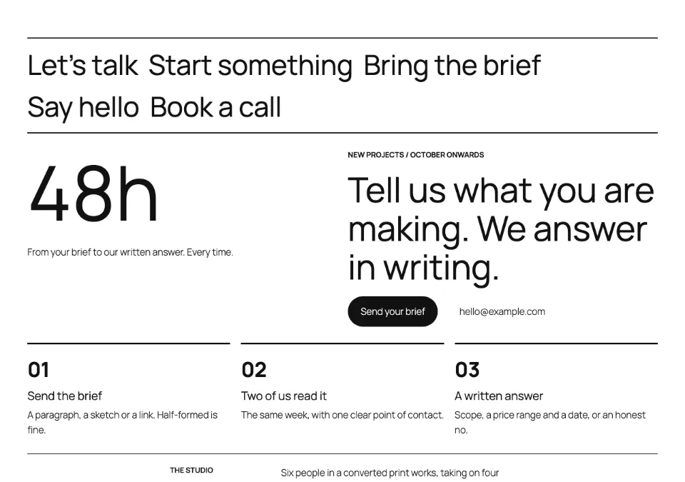 The written reply rendered in Twenty Twenty-Five