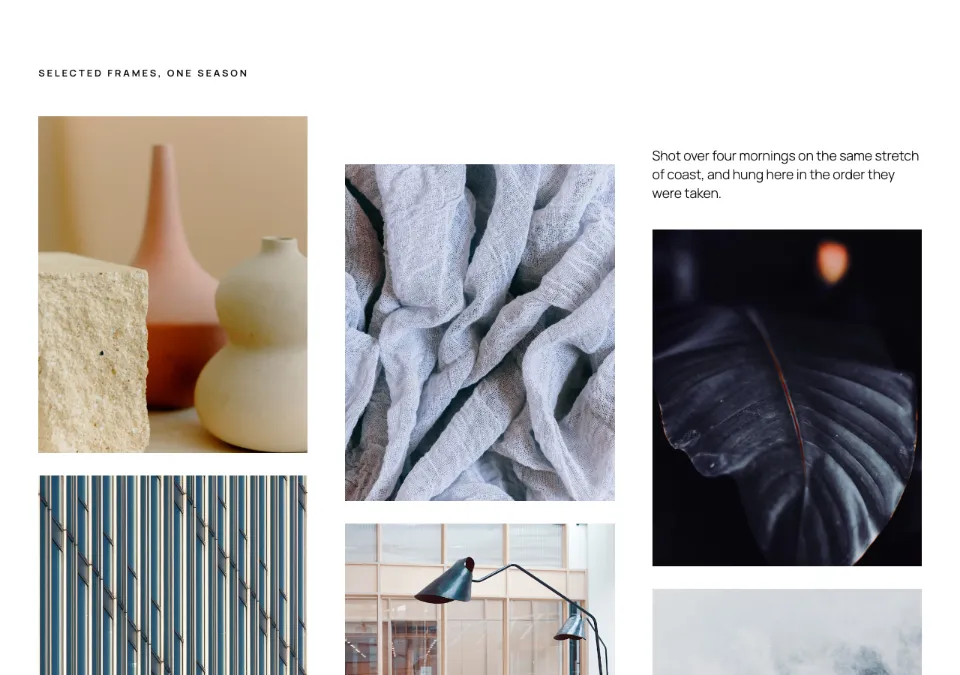 Drift columns rendered in Twenty Twenty-Five