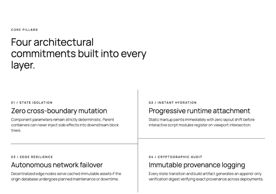 Feature quadrant hub rendered in Twenty Twenty-Five