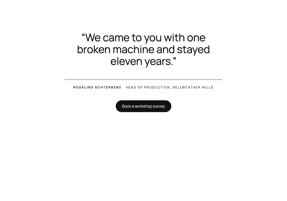 Hero quote open rendered in Twenty Twenty-Five