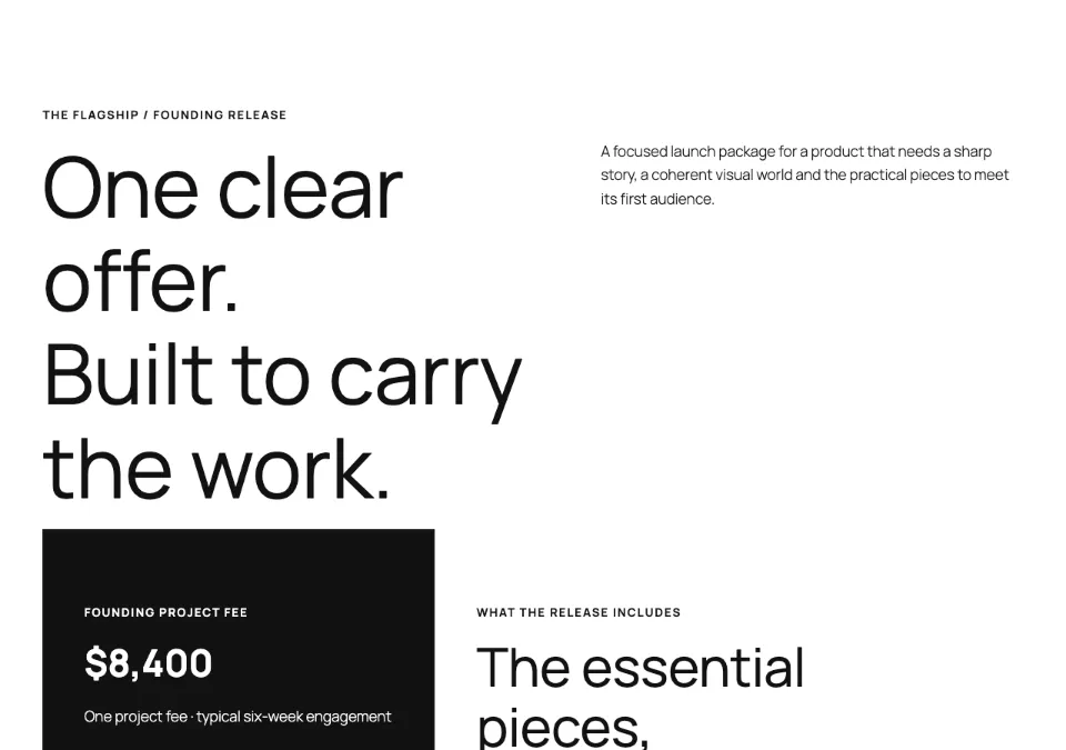 Flagship Offer rendered in Twenty Twenty-Five
