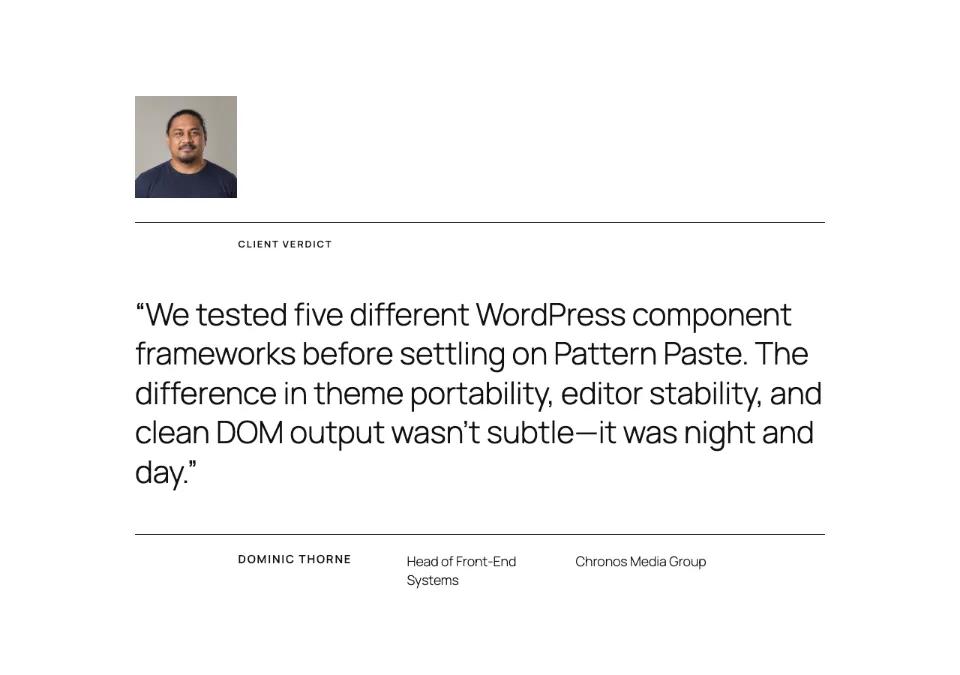 Testimonial statement in Twenty Twenty-Five